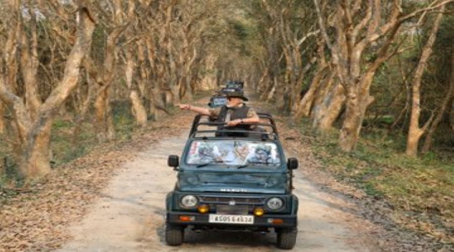 PM Visits Kaziranga National Park in Assam