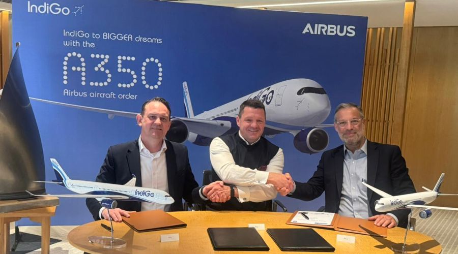 IndiGo Enters Wide-body Space with Firm Order for 30 A350-900